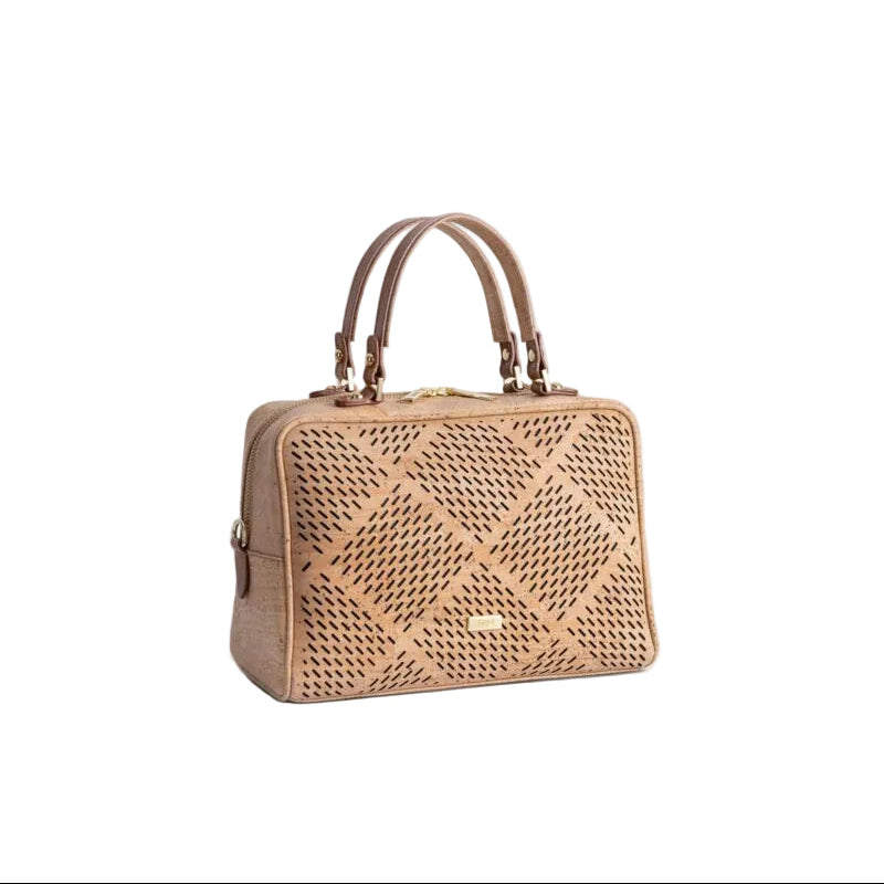 Cork Textured Handbag
